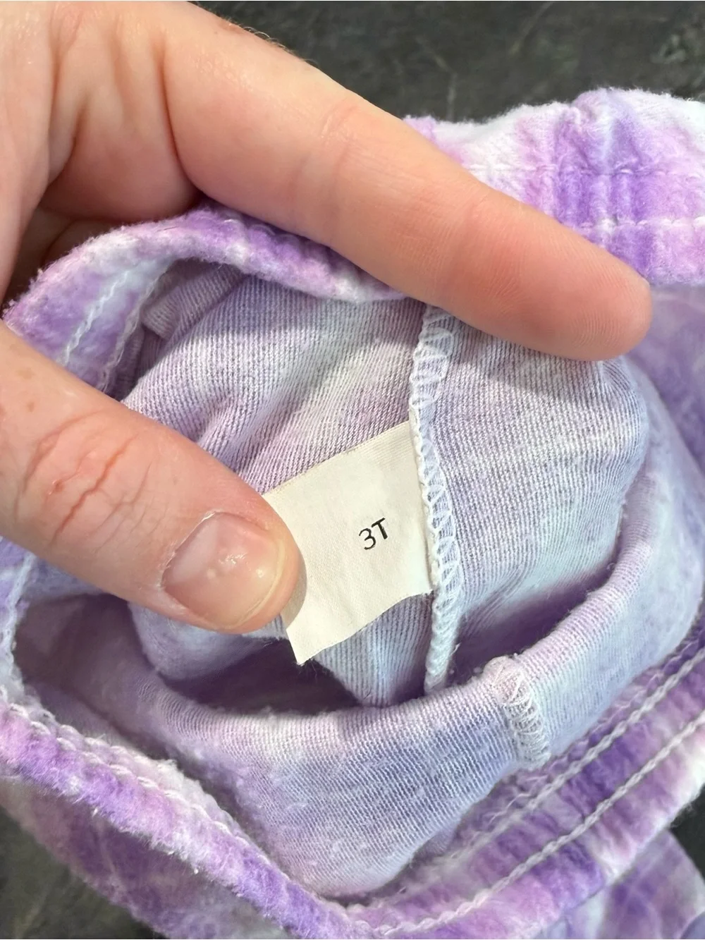 Vintage Barney pajama set girls 3T Bedtime pjs 90s purple plaid